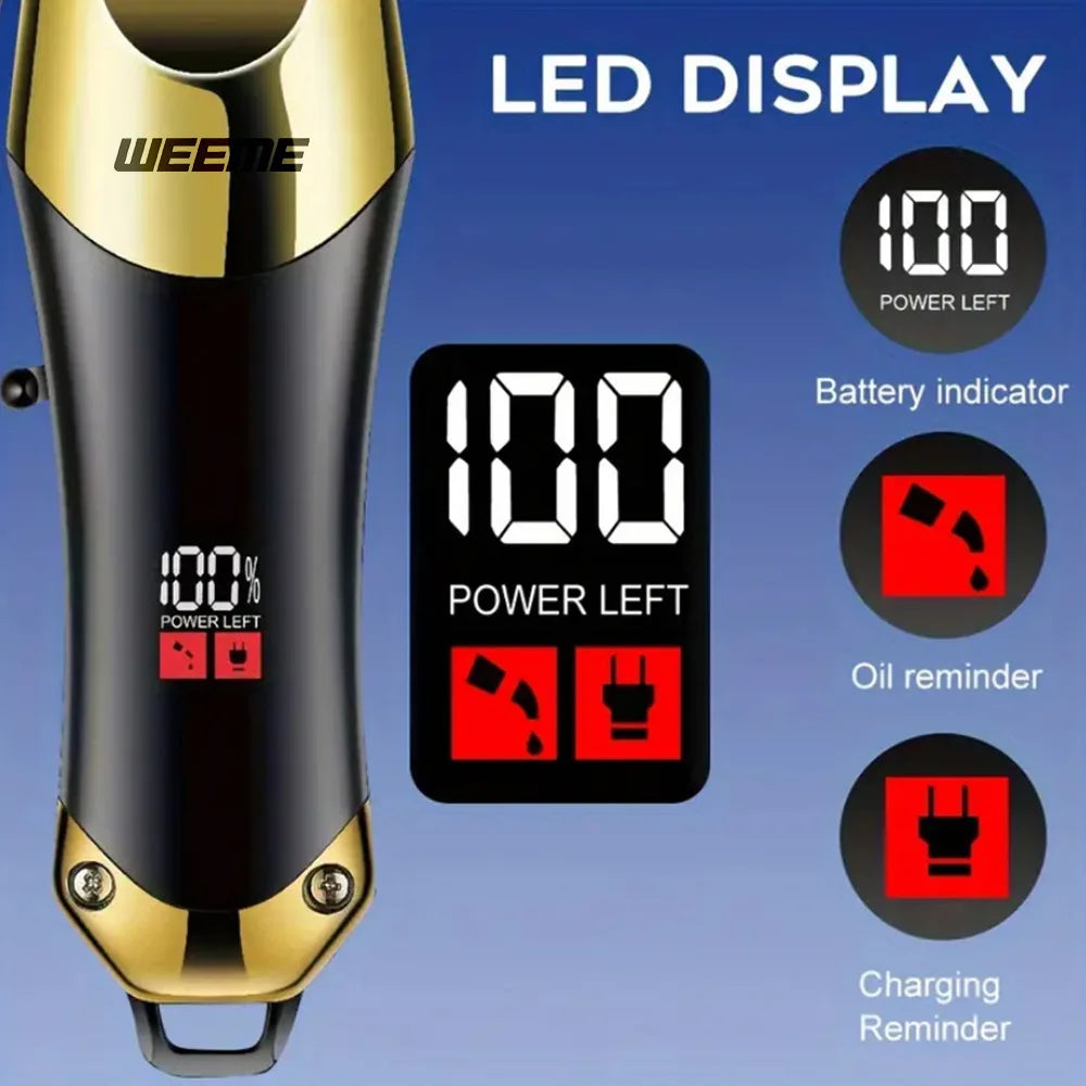 Hair Clipper & Nose Trimmer Kit for Men - Rechargeable