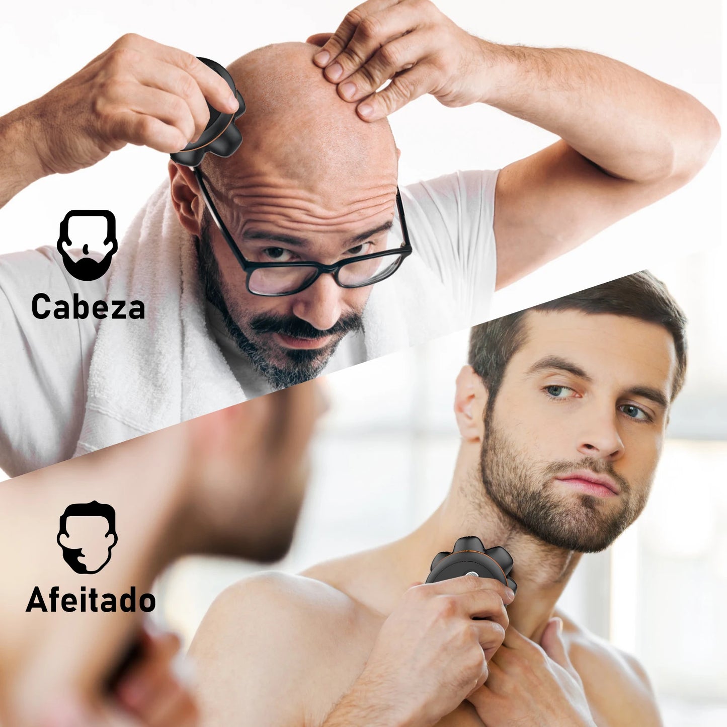 Head Shaver for Bald Men - Waterproof 7D Electric Razor