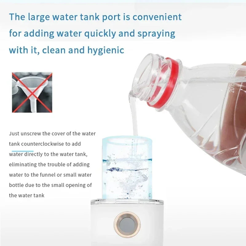 Facial Steamer for Men - Portable Hydrating Mist Device