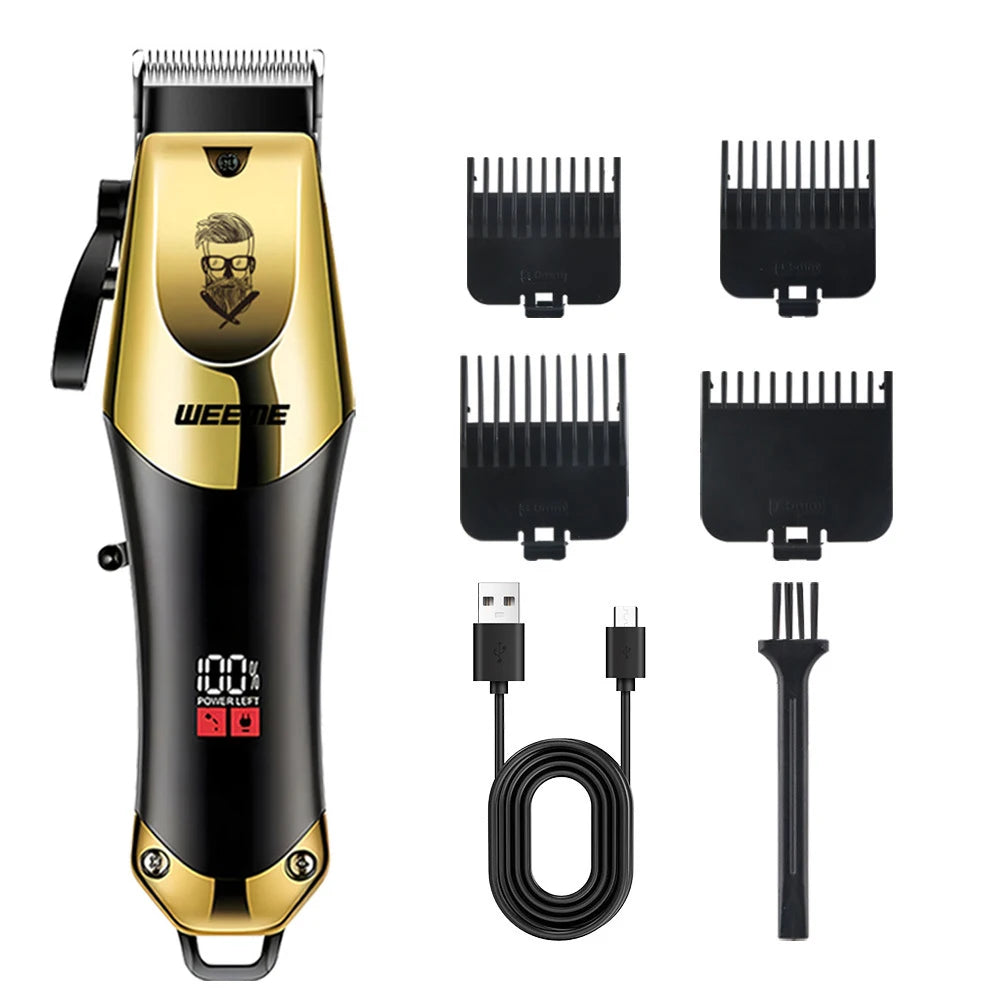 Hair Clipper & Nose Trimmer Kit for Men - Rechargeable