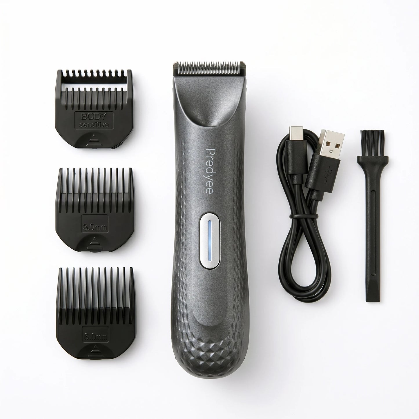 Body Hair Trimmer for Men - Waterproof Groin & Body Groomer