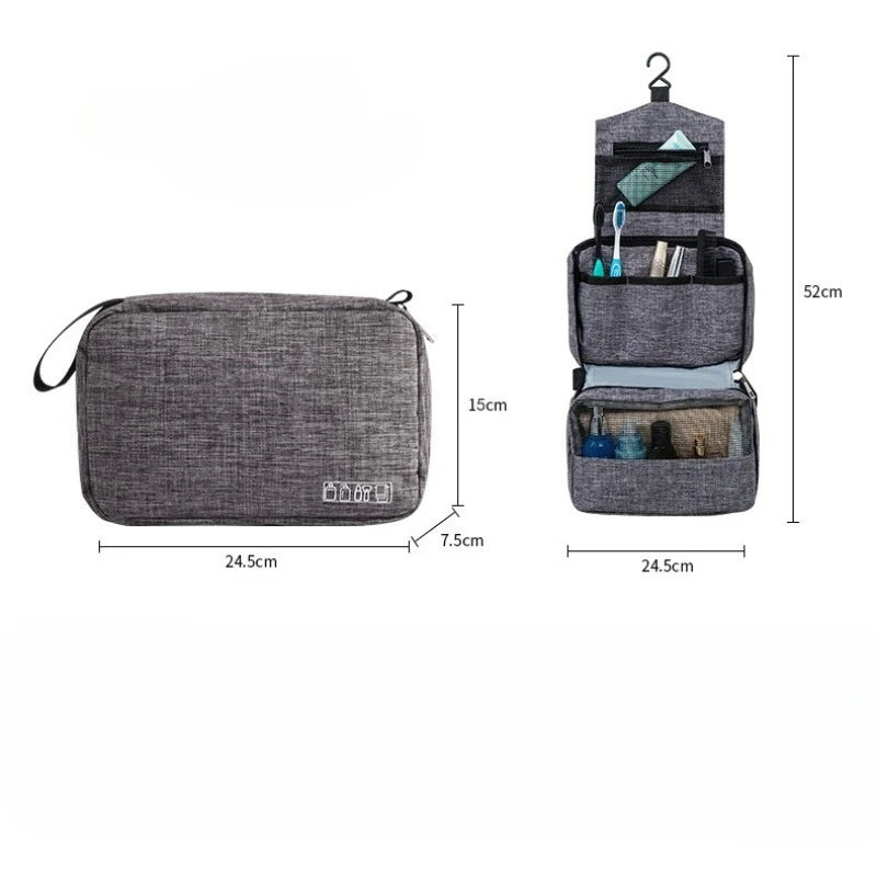 Travel Toiletry Bag for Men - Wet Dry Separation Organizer