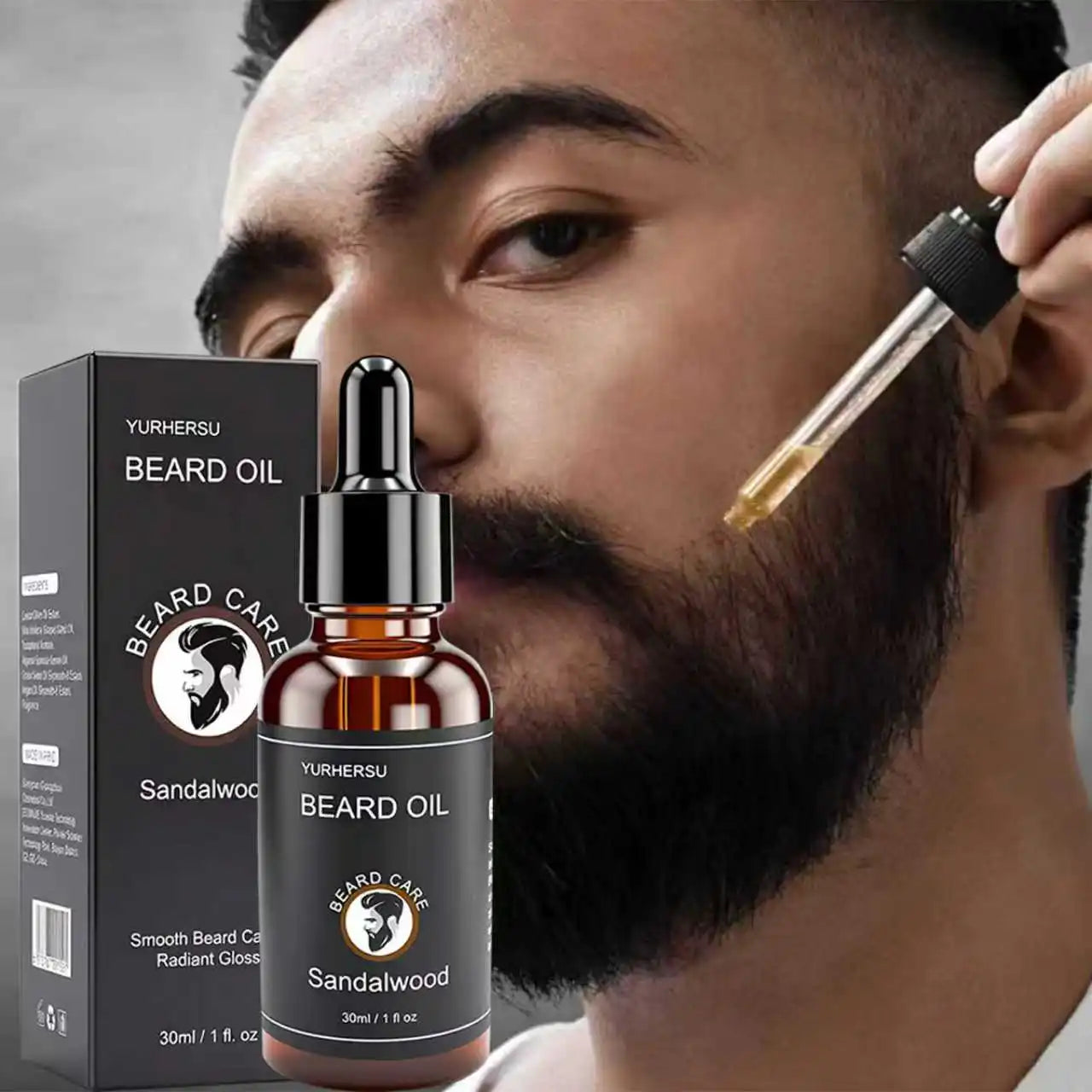 Beard Growth Oil for Men - Softening & Conditioning Serum