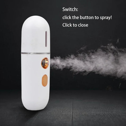 Facial Steamer for Men - Portable Hydrating Mist Device