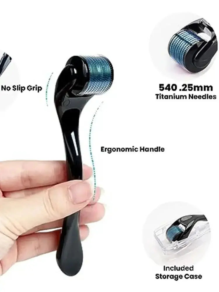 Derma Roller for Face & Beard - Microneedle Skin Tool