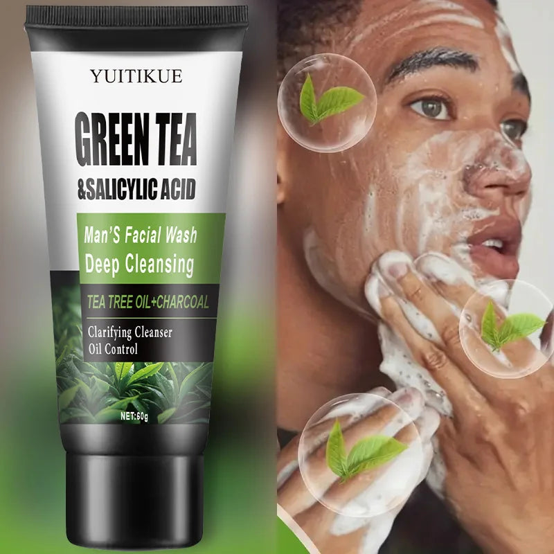 Face Wash for Men - Salicylic Acid Deep Cleanser