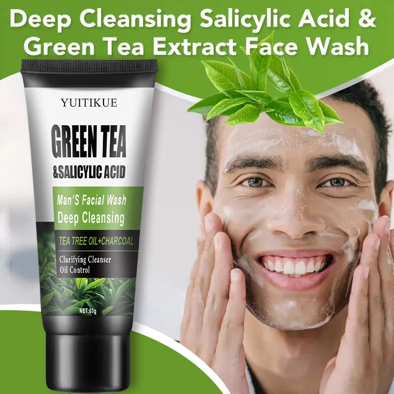 Face Wash for Men - Salicylic Acid Deep Cleanser
