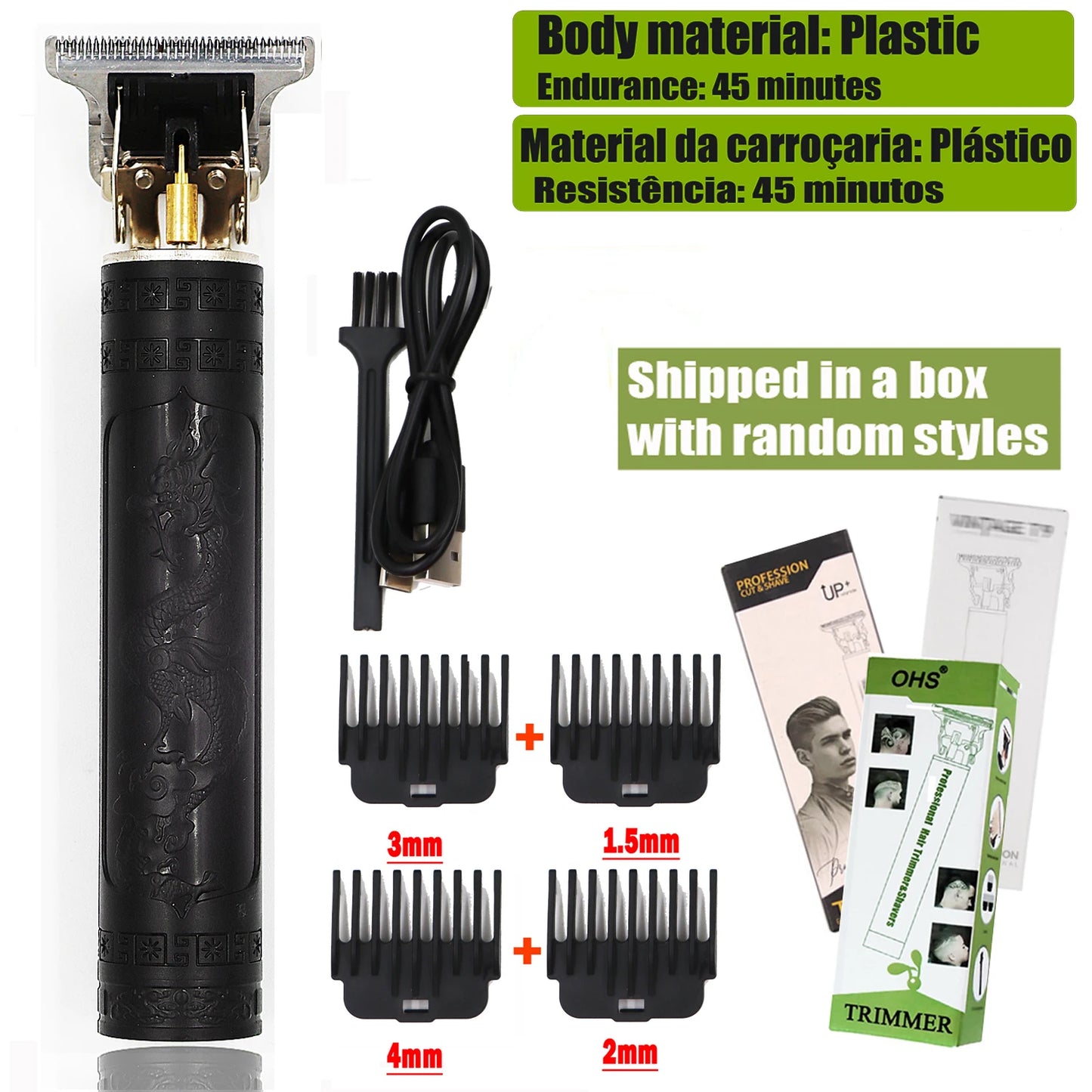 Cordless Hair Clipper for Men - Beard & Head Trimmer