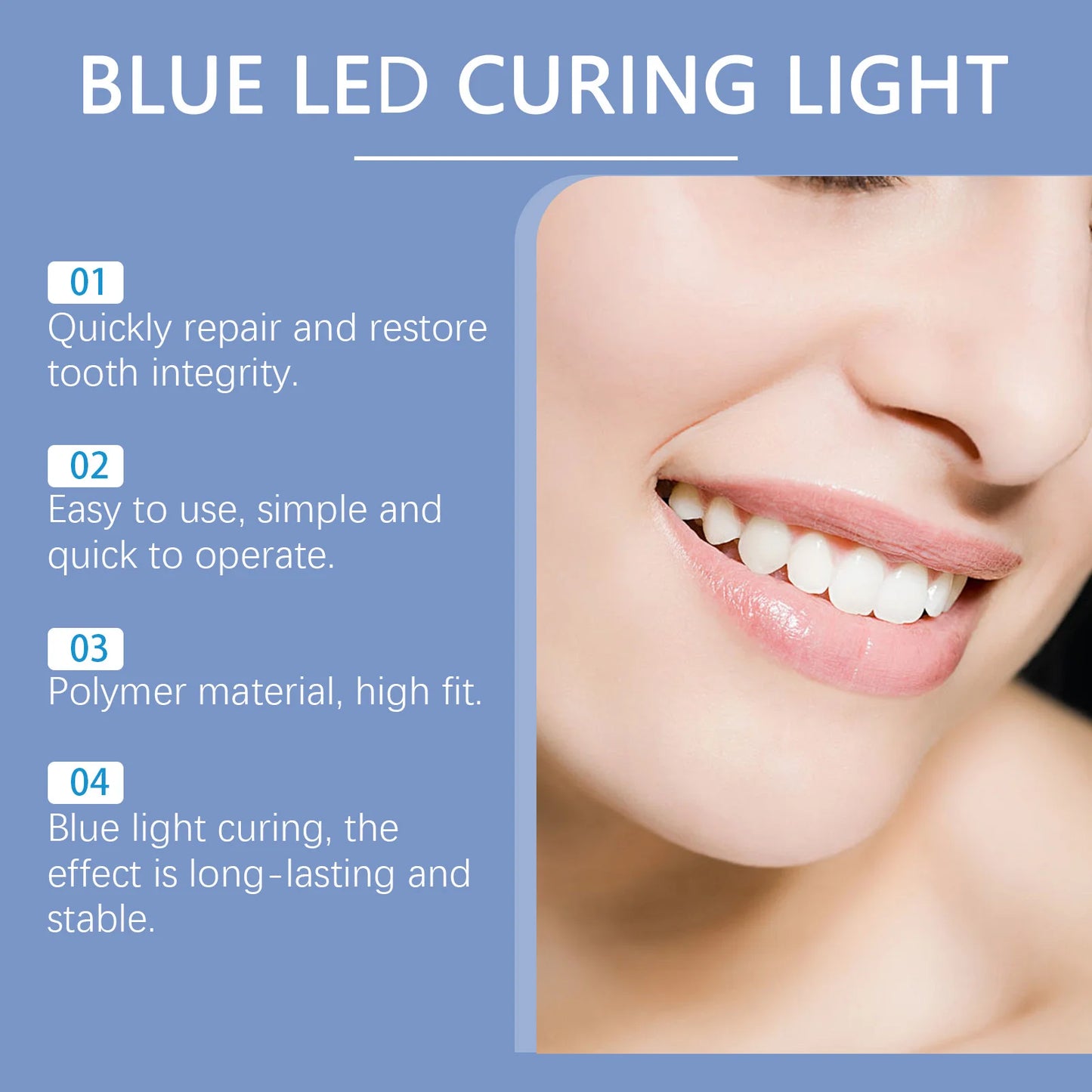 Teeth Whitening Kit - Portable LED Light Treatment