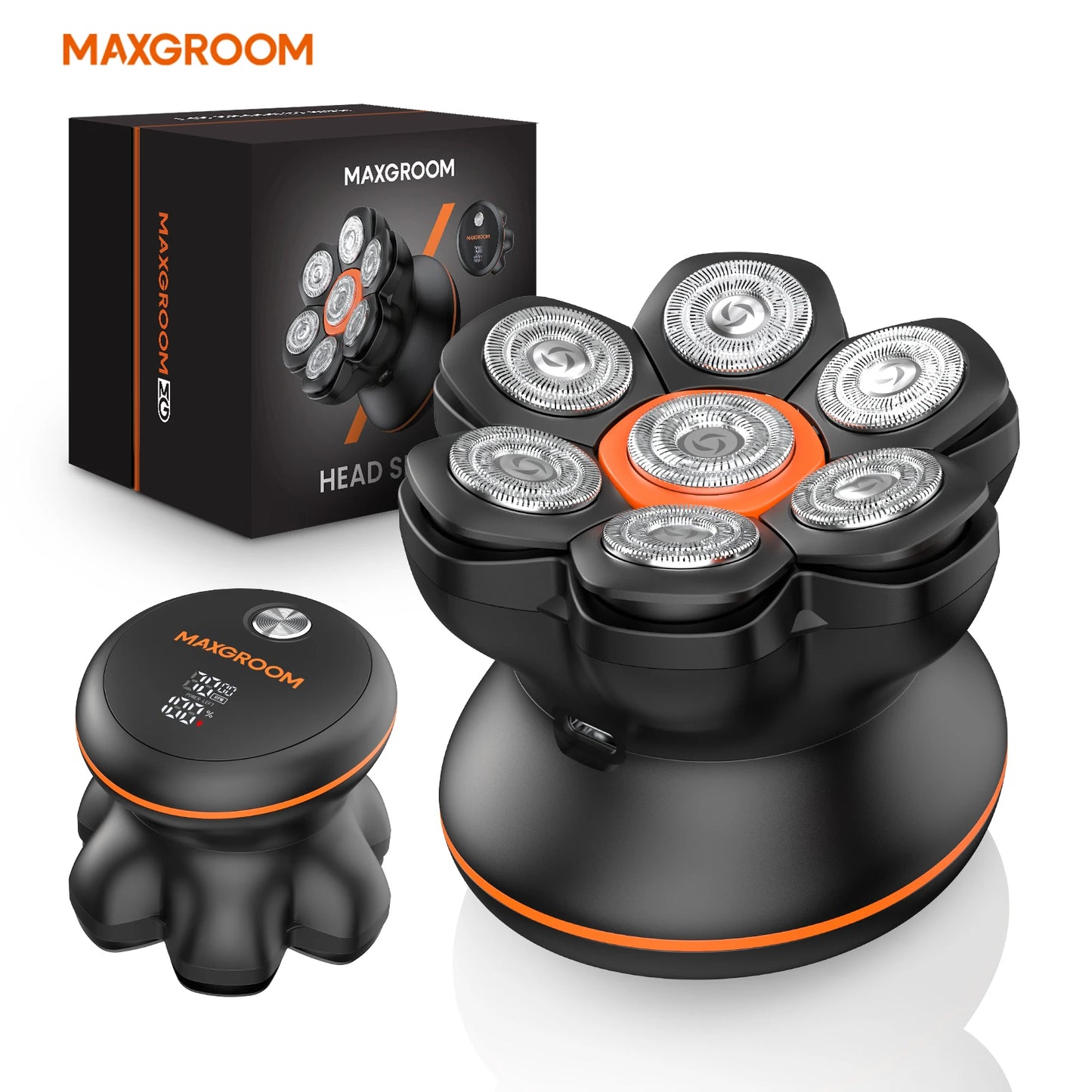 Head Shaver for Bald Men - Waterproof 7D Electric Razor