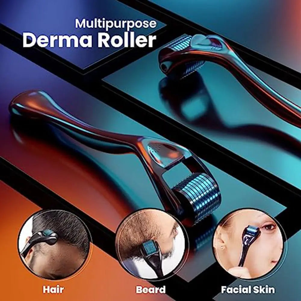 Derma Roller for Face & Beard - Microneedle Skin Tool