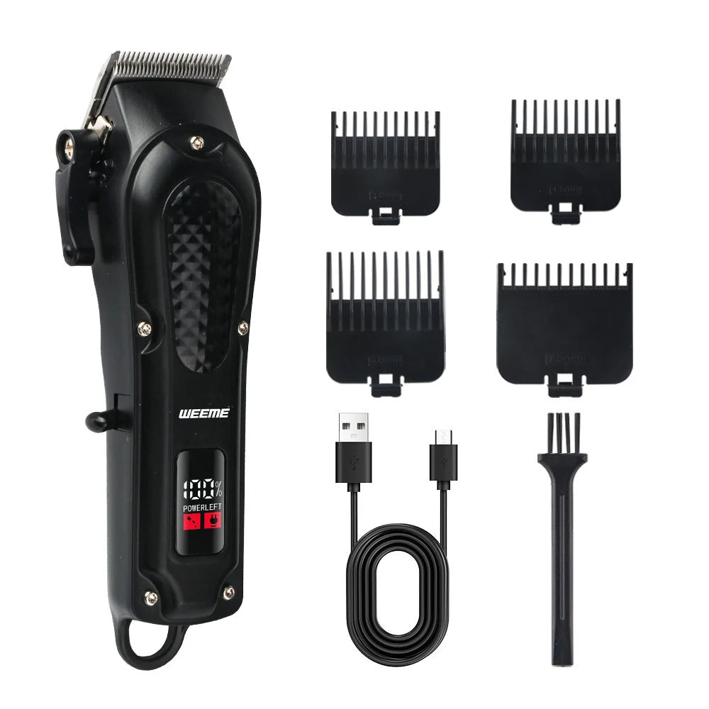 Hair Clipper & Nose Trimmer Kit for Men - Rechargeable