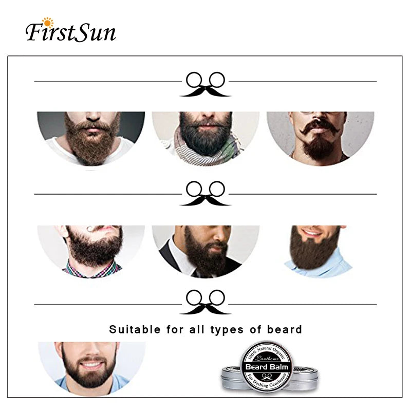 Beard Balm & Wax for Men - Moisturizing Styling Cream