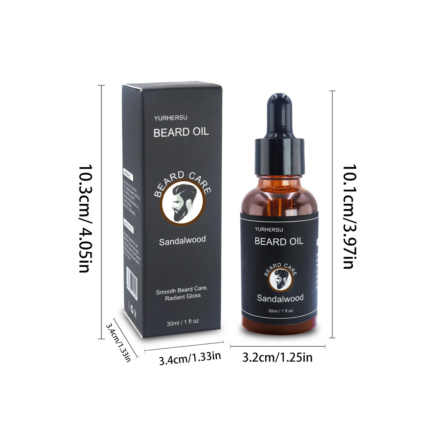 Beard Growth Oil for Men - Softening & Conditioning Serum