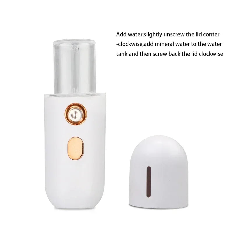 Facial Steamer for Men - Portable Hydrating Mist Device