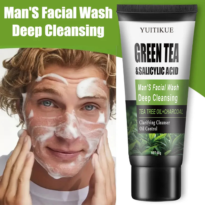 Face Wash for Men - Salicylic Acid Deep Cleanser