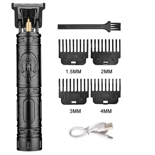 Hair Clipper & Nose Trimmer Kit for Men - Rechargeable